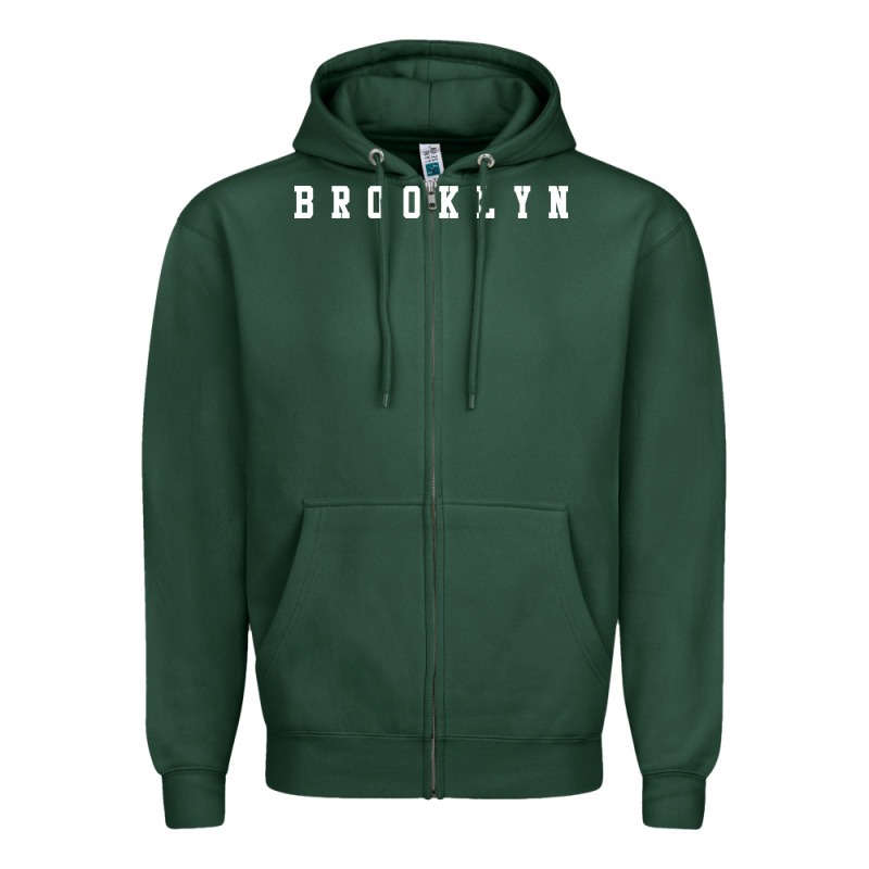 Brooklyn [tb] Zipper Hoodie by linhVisuals | Teevron