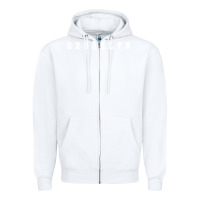 White brooklyn [tb] Zipper Hoodie - linhVisuals