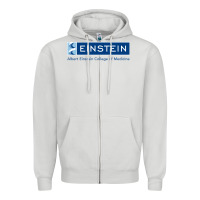 Dove Grey albert einstein college of medicine Zipper Hoodie - linhVisuals