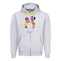 Heather Grey free throws or bows basketball baby gender reveal t shirt Zipper Hoodie - linhVisuals