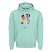 Seafoam free throws or bows basketball baby gender reveal t shirt Zipper Hoodie - linhVisuals