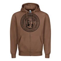 Chestnut city college of new york seal Zipper Hoodie - linhVisuals