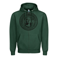 Sports Green city college of new york seal Zipper Hoodie - linhVisuals