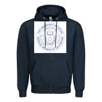 Navy utmb seal Zipper Hoodie - linhVisuals