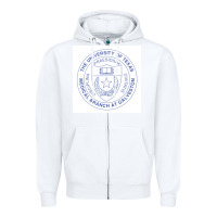 White utmb seal Zipper Hoodie - linhVisuals