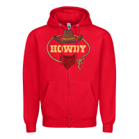 Howdy Shirt Western Rodeo Country Cowboy Texan T Shirt Zipper Hoodie | Teevron