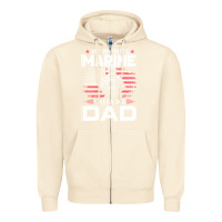 Sandshell my favorite marine calls me dad t  shirt father's day flag my favorite Zipper Hoodie - linhVisuals