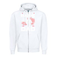White my favorite marine calls me dad t  shirt father's day flag my favorite Zipper Hoodie - linhVisuals