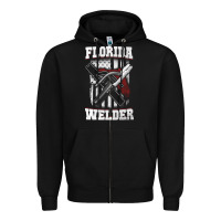 Welding Longsleeves T Shirt Florida Fl American Welder Gifts Zipper Hoodie | Teevron