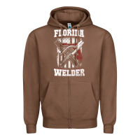 Chestnut welding longsleeves t shirt florida fl american welder gifts Zipper Hoodie - linhVisuals