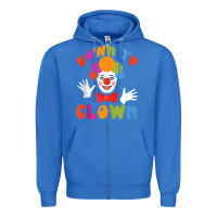 True Royal down to clown funny circus tank top Zipper Hoodie - linhVisuals