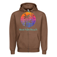 Chestnut west palm beach tropical t shirt for family vacations Zipper Hoodie - linhVisuals
