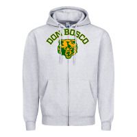 Heather Grey don bosco premium t shirt Zipper Hoodie - linhVisuals