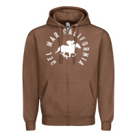 Chestnut del mar california horse racing t shirt Zipper Hoodie - linhVisuals