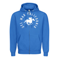 True Royal del mar california horse racing t shirt Zipper Hoodie - linhVisuals