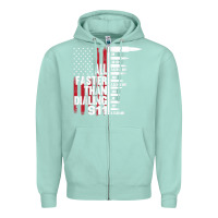 Seafoam all faster than dialing 911 american flag gun lover for men t shirt Zipper Hoodie - linhVisuals