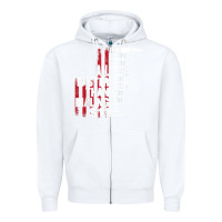 White all faster than dialing 911 american flag gun lover for men t shirt Zipper Hoodie - linhVisuals