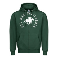 Del Mar California Horse Racing T Shirt Zipper Hoodie | Teevron
