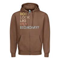 Chestnut do i look like i fly economy   funny vintage retro premium t shirt Zipper Hoodie - linhVisuals