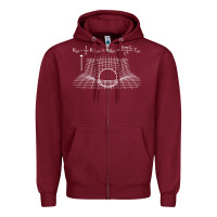 Burgundy einstein’s field equations science geek gift idea math lover t shirt Zipper Hoodie - linhVisuals