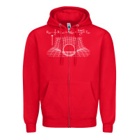 Red einstein’s field equations science geek gift idea math lover t shirt Zipper Hoodie - linhVisuals