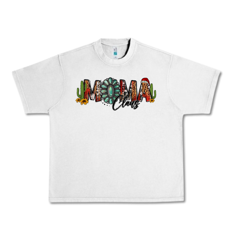 Western Christmas Mama Claus Sunflowers And Cactus Urban Heavy Tee by Jasminsmagicworld | Teevron