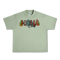 Oil Green western christmas mama claus sunflowers and cactus Urban Heavy Tee - Jasminsmagicworld