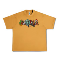 Peanut Butter western christmas mama claus sunflowers and cactus Urban Heavy Tee - Jasminsmagicworld