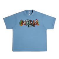 Pebble Blue western christmas mama claus sunflowers and cactus Urban Heavy Tee - Jasminsmagicworld