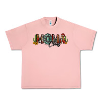 Salmon western christmas mama claus sunflowers and cactus Urban Heavy Tee - Jasminsmagicworld