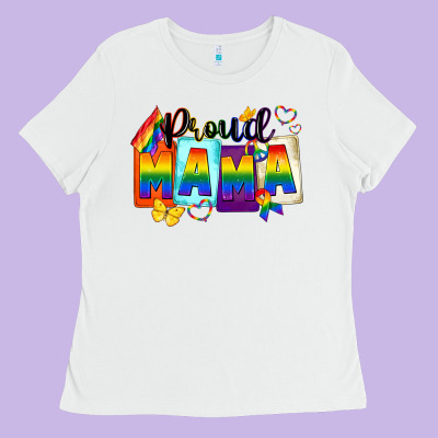 Proud Mama Ladies Tee Designed By Fadigitalartstudio