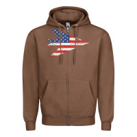 Chestnut f 117 stealth nighthawk aircraft american flag f117 t shirt Zipper Hoodie - linhVisuals