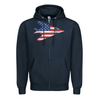 Navy f 117 stealth nighthawk aircraft american flag f117 t shirt Zipper Hoodie - linhVisuals