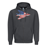 Smoke f 117 stealth nighthawk aircraft american flag f117 t shirt Zipper Hoodie - linhVisuals