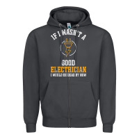 Smoke electrician gifts for men & funny electrical design t shirt Zipper Hoodie - linhVisuals