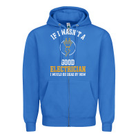True Royal electrician gifts for men & funny electrical design t shirt Zipper Hoodie - linhVisuals