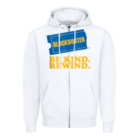 White blockbuster be kind rewind tank top Zipper Hoodie - linhVisuals