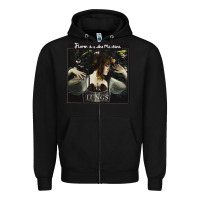 Black #florence the machine (2) Zipper Hoodie - linhVisuals