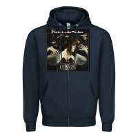 Navy #florence the machine (2) Zipper Hoodie - linhVisuals