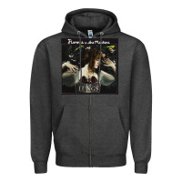 Charcoal Heather #florence the machine (2) Zipper Hoodie - linhVisuals
