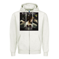 Oatmeal Heather #florence the machine (2) Zipper Hoodie - linhVisuals