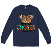 Navy You Are Chosen Religious Long Sleeve Tee - LillyAllenDesigns