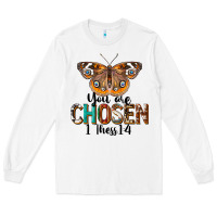 White You Are Chosen Religious Long Sleeve Tee - LillyAllenDesigns