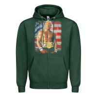Sports Green funny boxer trump trump rocky meme t shirt Zipper Hoodie - linhVisuals