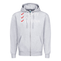 Heather Grey grumpy old veteran patriotic american military veteran t shirt Zipper Hoodie - linhVisuals