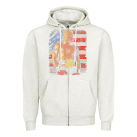 Oatmeal Heather funny boxer trump trump rocky meme t shirt Zipper Hoodie - linhVisuals