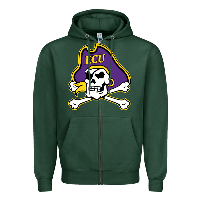 The East Carolina Pirates Zipper Hoodie by linhVisuals | Teevron