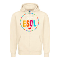 Sandshell back to school teachers crew students   team esol teacher t shirt Zipper Hoodie - linhVisuals