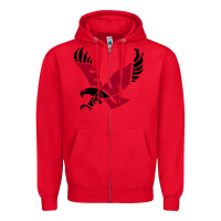 Red The eastern washington eagles Zipper Hoodie - linhVisuals