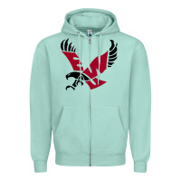 Seafoam The eastern washington eagles Zipper Hoodie - linhVisuals